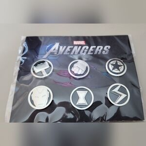 Marvel Avengers Pin Set - New!